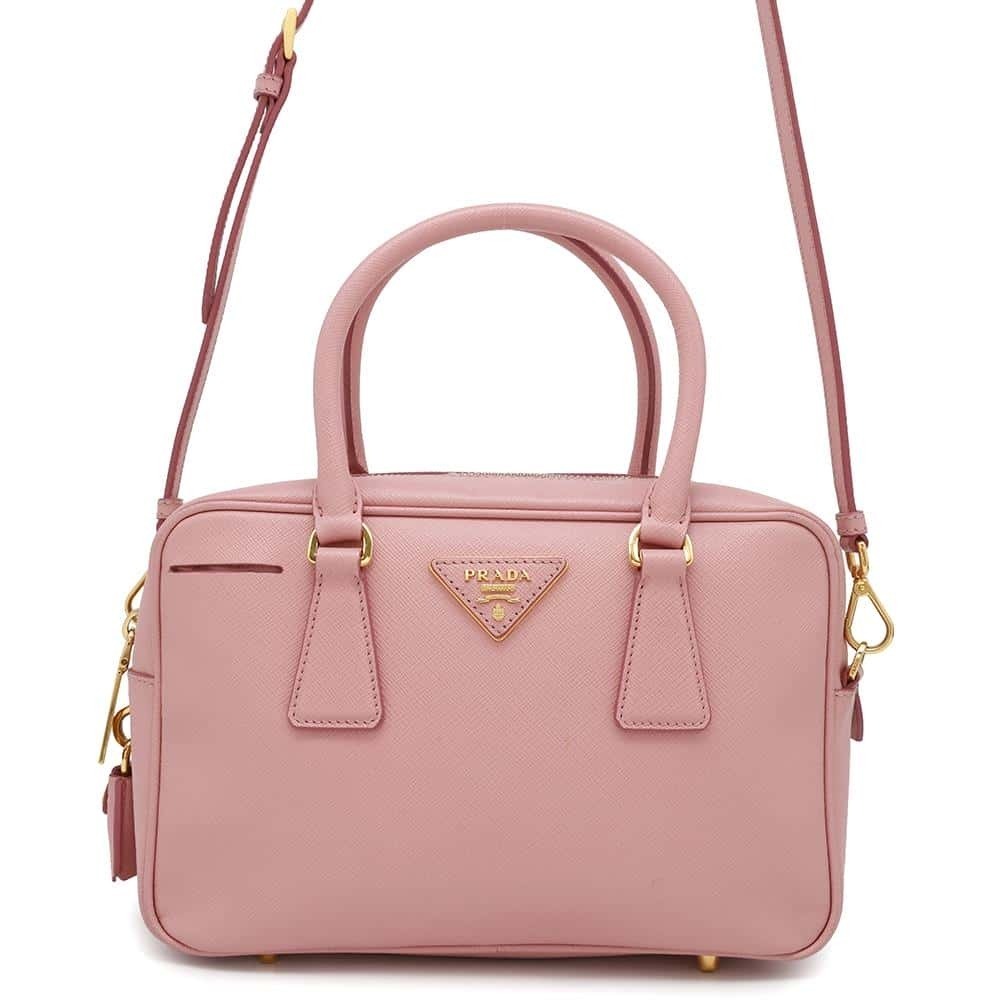 Prada handbag Saffiano leather logo shoulder bag
